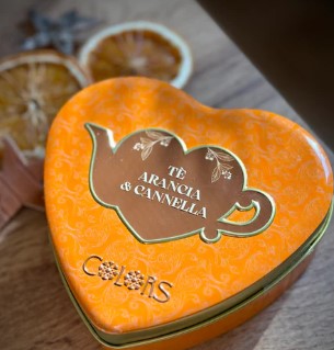 Colors - Il Cuore per Tè - Scatola Arancia e Cannella